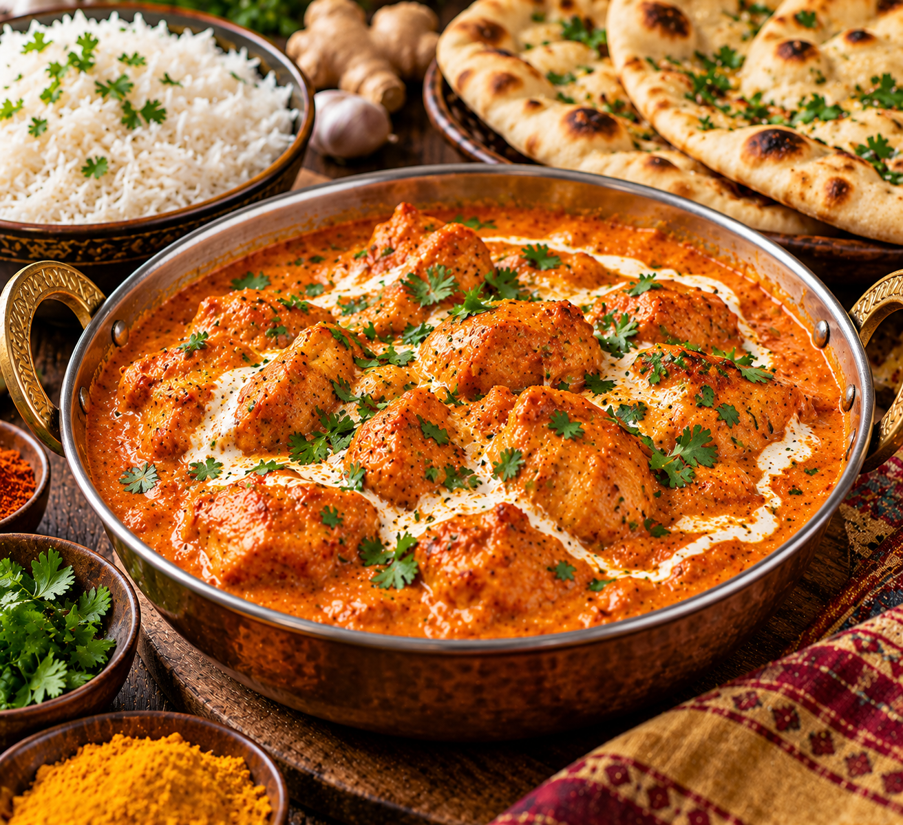 Indiase Butter Chicken