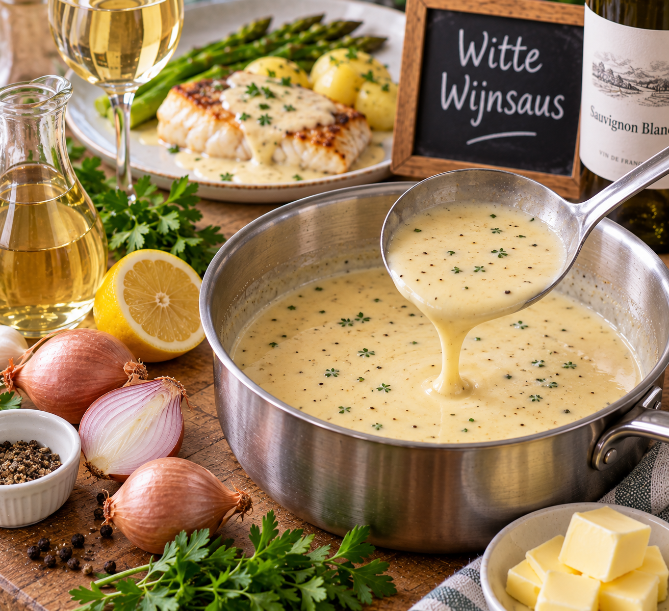 Wittewijnsaus